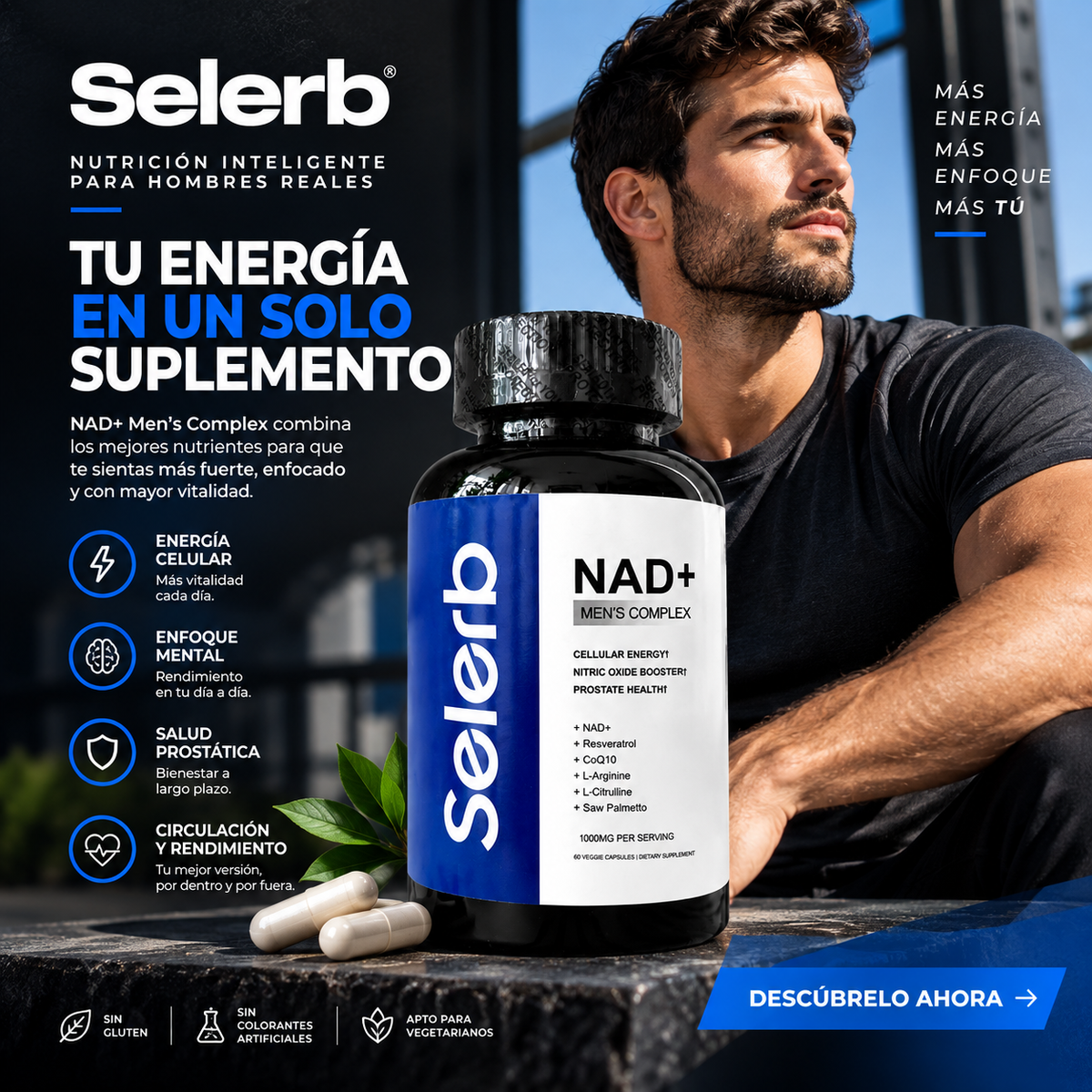 SELERB NAD+ RESVERATROL X 60 CAPS