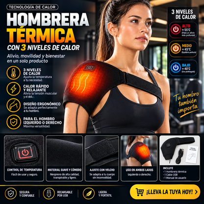 Hombrera Térmica 3 Niveles Calor
